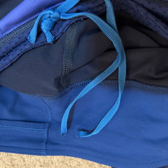 Vtg Lululemon Groove Flare Pants Sz 6 Mid Rise Retired Navy Manifesto Yoga Rare - Picture 6 of 8